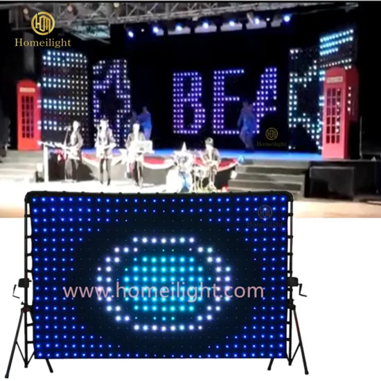 RGB3in1 LED Backdrop Cloth for DJ Disco Show Stage Lighting Decoration