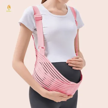 Pregnant Women Waist Support Belt with Shoulder and Back Straps for Abdominal Retraction
