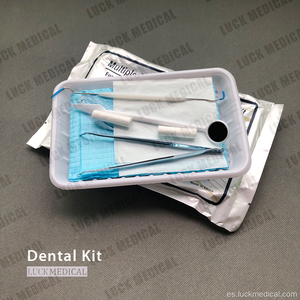 Kit de examen dental desechable