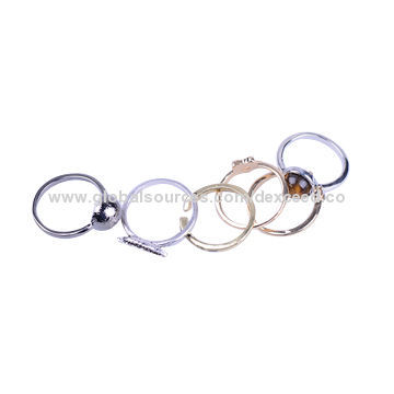 Fashion Ring Sets, Low MOQ, Best Selling Styles, Multicolor Combination