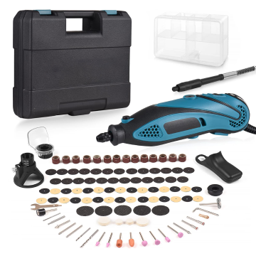 135W Electric Drill Mini Engraver with 105pcs Accessories Kit: 32,000 RPM Power Mini Grinder Tool Set