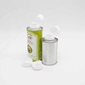 Lata de óleo de cozinha virgem personalizada de 500ml