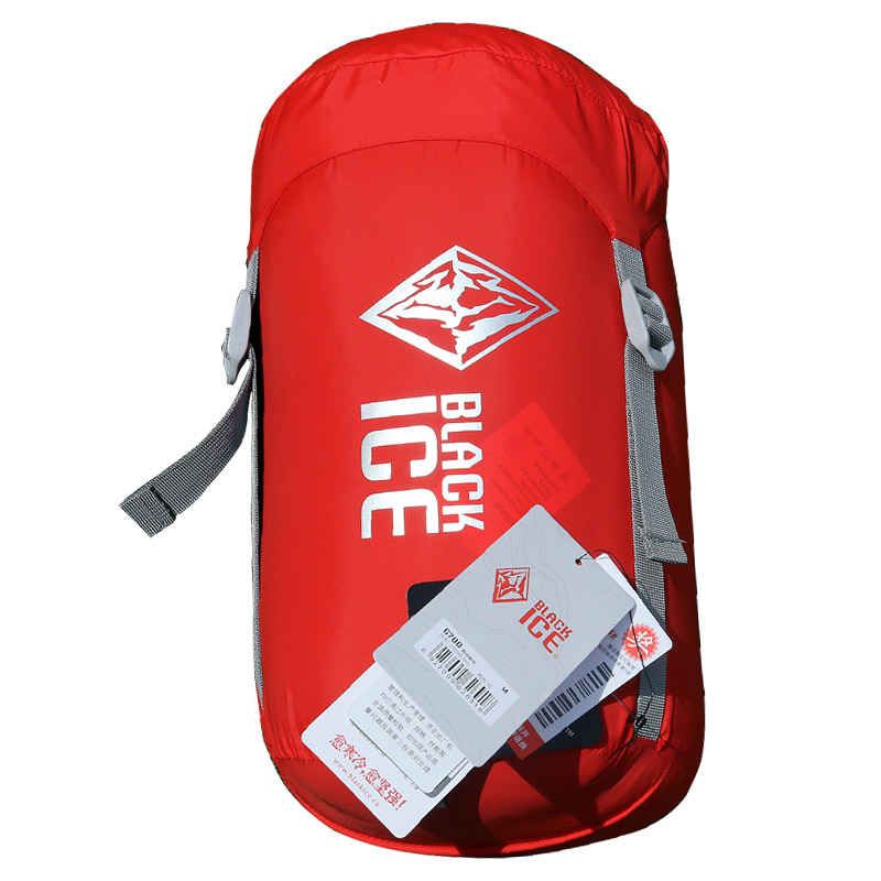 Black ice G1300 ultra-light sleeping bag-20 outdoor waterproof goose down winter sleeping bag Splicing Double Sleeping Bag