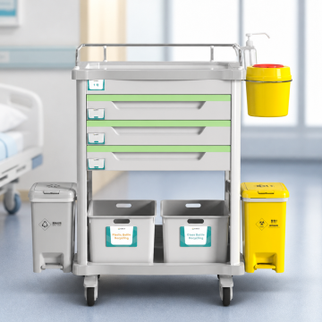 Hospital Ward Trolley with Drawers