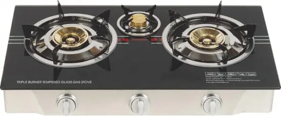 S/S Tempered Glass Top Table Gas Cooker