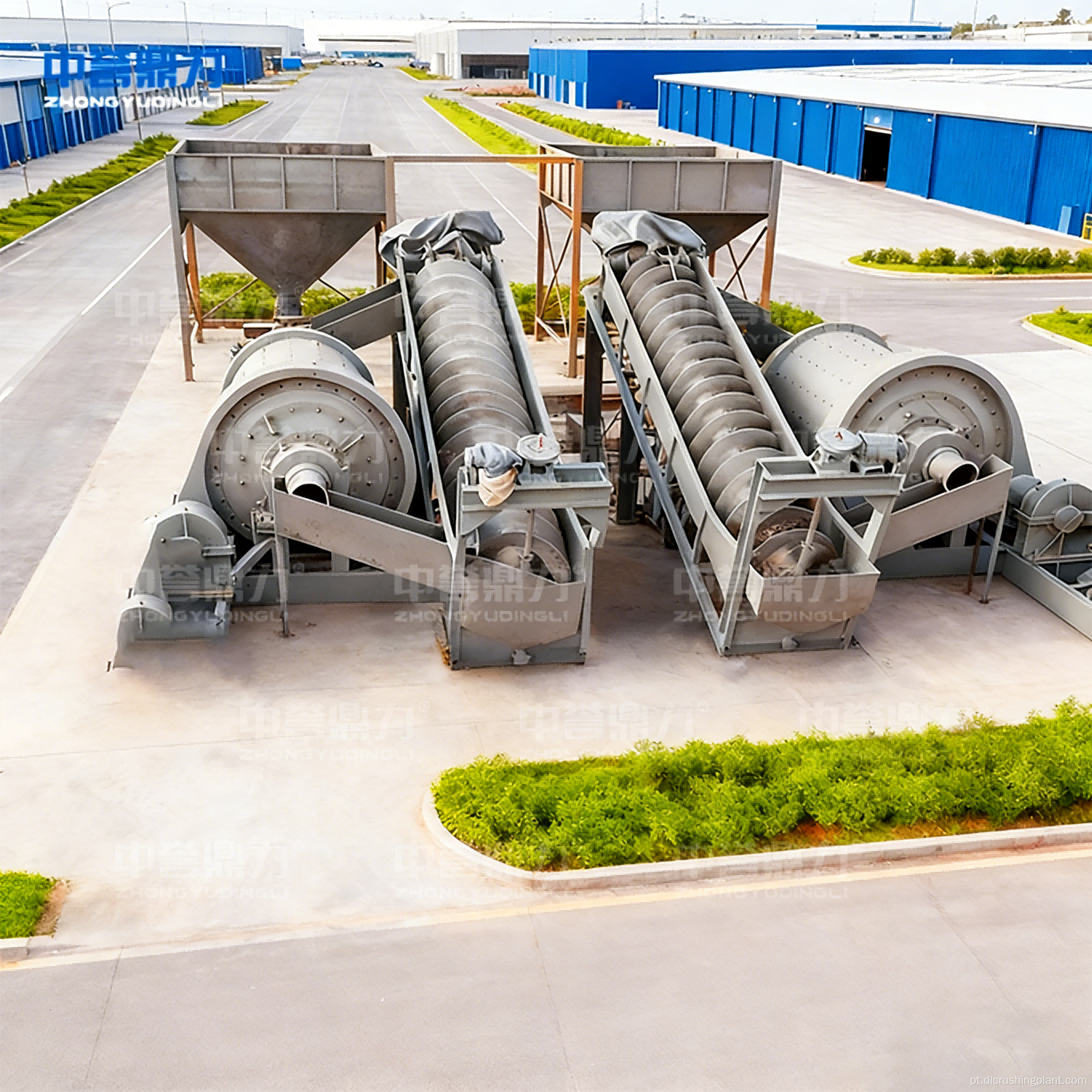 Configuração flexível de capacidade para linhas de produção de processamento de ouro em pequena escala em áreas de mineração remotas