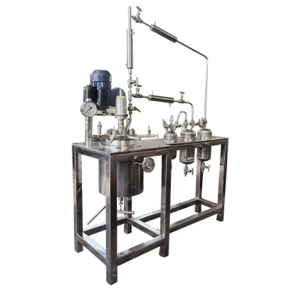 Stainless Steel 10L Vacuum Distillation Dean Stark Receiving Tank High Pressure Reactor