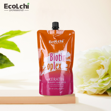 뜨거운 판매 ecolchi biotin oplex 전문 유기농 보습 헤어 트리트먼트 마스크