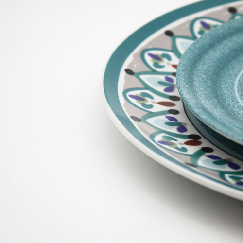 Ciotola insalata di ceramica in stile marocchino ramen miscelazione ciotole