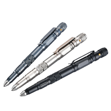 High-Quality Portable Tactical Pen: Multi-Tool Flashlight for Self-Defense and Survival Gear