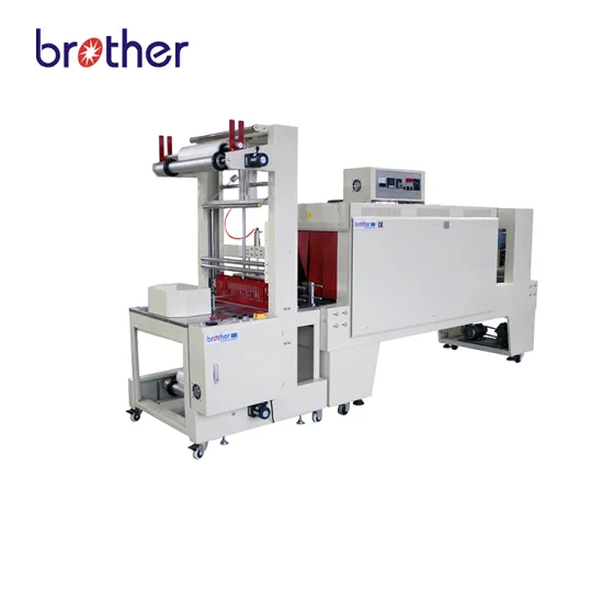 Bropack AUTO Heat Blue Shrink Sleeve Sealer& Shrink Tunnel Film Wrapping Machine ST6040A+BSE6040A
