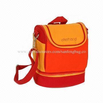 2 Compartments Picnic Cooler Bag, OEM Services and Designs Offered