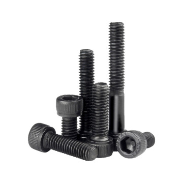 Custom Stainless Steel Black Hexagon M6 Waterproof Socket Screws for Furniture