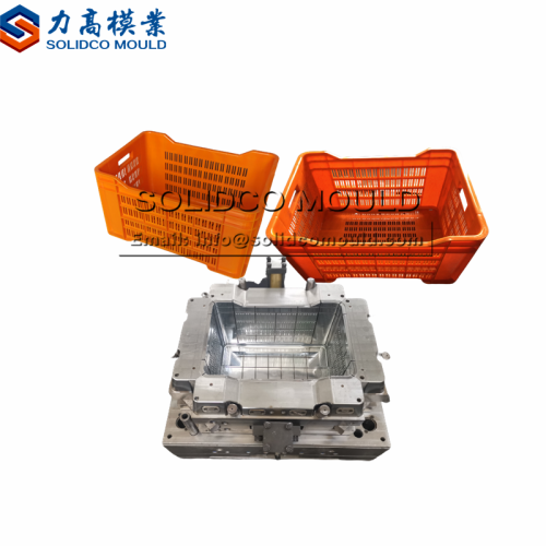 Top quality plastic fruit crate professional mold maker