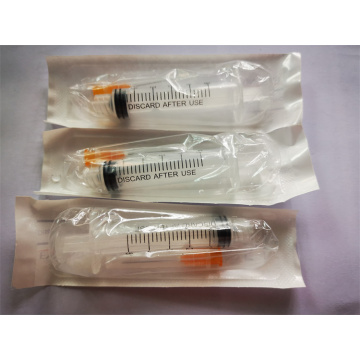 Disposable syringe with blister pack 5cc