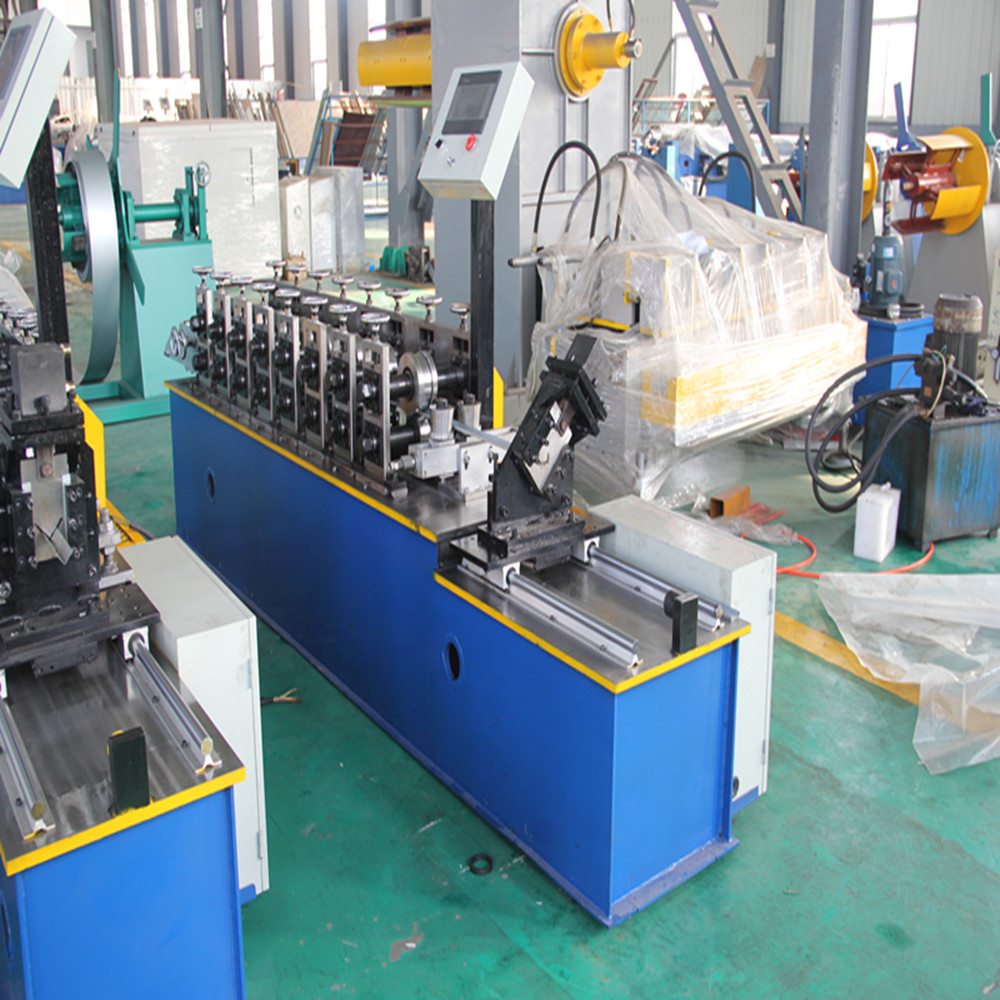 Metal ceiling channel roll forming machine