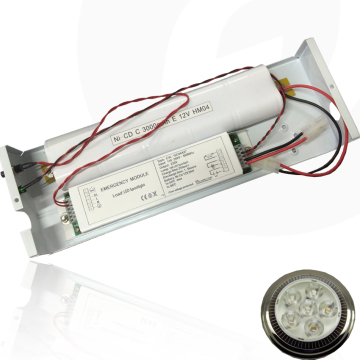 GU10 15W LED Spotlight Emergency Kit With 12V Battery Pack 220V output 100% Brightness when emergency