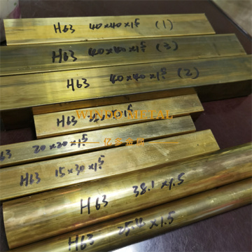 Brass square tube samples for prototyping