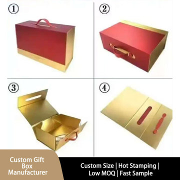Portable Handle Book Shaped Favor Box
