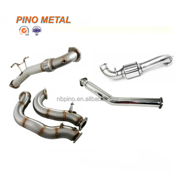 VW Exhaust System 76mm Car Exhaust Pipes and Downpipe