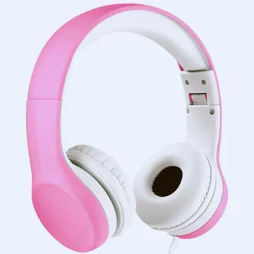 Volume limiting headphones with a Mic for kid