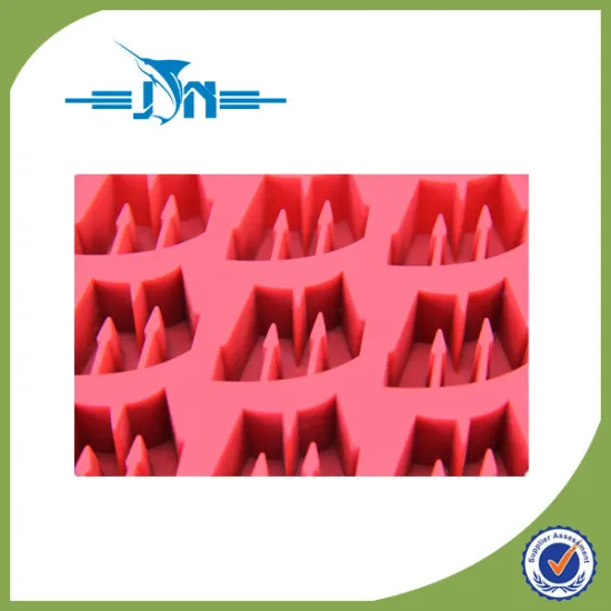 Plastic round silicone ice cube trays