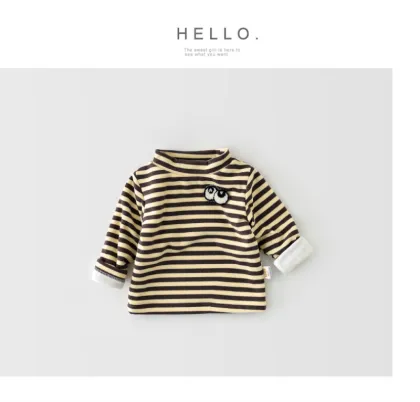 Girls' Thick Fleece Bottoming Shirt