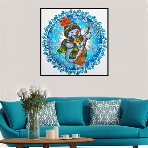 Snowman 5D Diamond Painting Cross Stitch Personalization