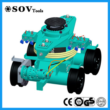 Trolleys Under Ship for Transfer System