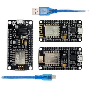 Wireless IoT Development Board with ESP8266, CH340/CP2102, and PCB Antenna for Lua-Based WiFi Projects