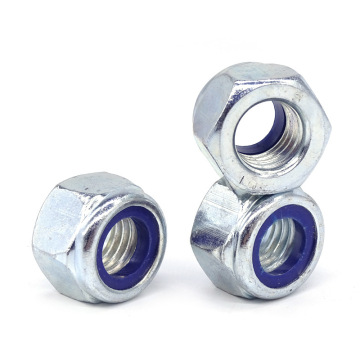 Zhixin Nylon Nut with Stainless Steel DIN985 Prevailing Torque Type Hexagon Thin Nuts - Hex Nut