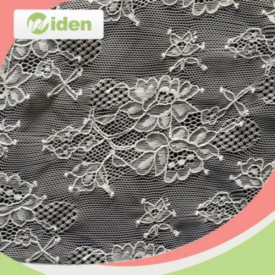 new design garment nylon stretched embroidery lace fabric