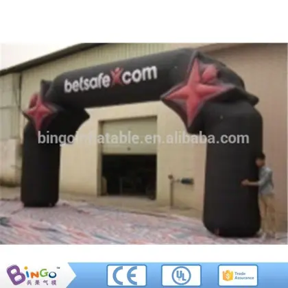 inflatable lighting decoration,advertising inflatable entrance arch,artificial rattan archway