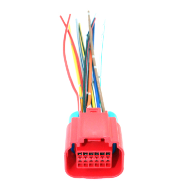 Hot Sale Aluminium Sensor Lampu LED LED PLAST DENGAN XLR Plug Cepat Hubungkan Kabel Listrik Green 12-Pin Untuk Mobil