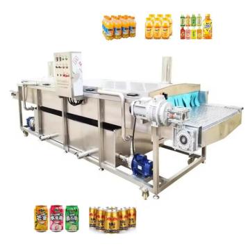 Pasteurizer botol balang kaca berterusan dan sterilizer untuk minuman