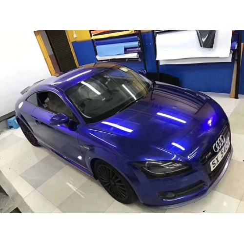 Gloss Metallic Blueberry Vinyl Wrap