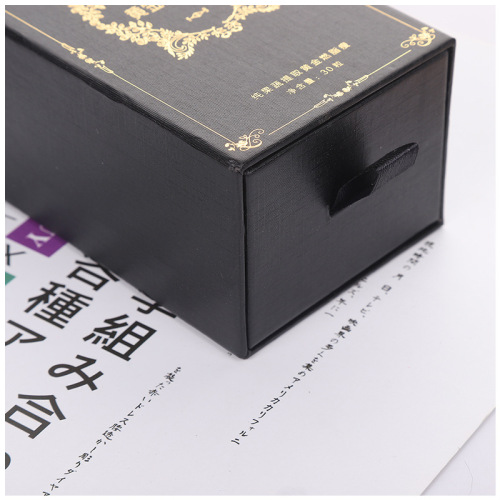 Black Lash Slide Sertar Paper Box