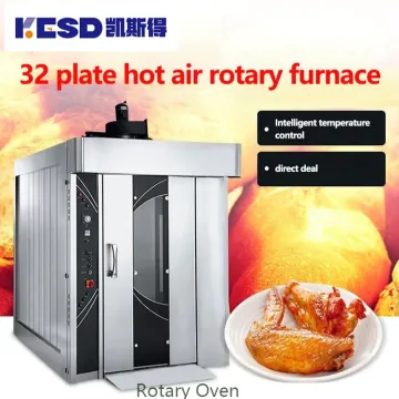 Hot Sale Baking Machine 64-Tray Rotary Oven Price Diesel Oil Rotary Oven Bakery Equipment for Bread