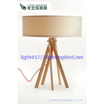 Northern Europe style Indoor Wooden Table Lamp