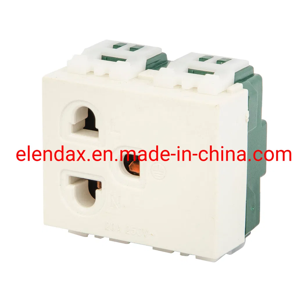 Производитель Вэньчжоу ПК Электрические розетки 16А на две группы, американская настенная розетка, США