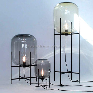 Modern Pulpo Oda Glass Floor Lamp