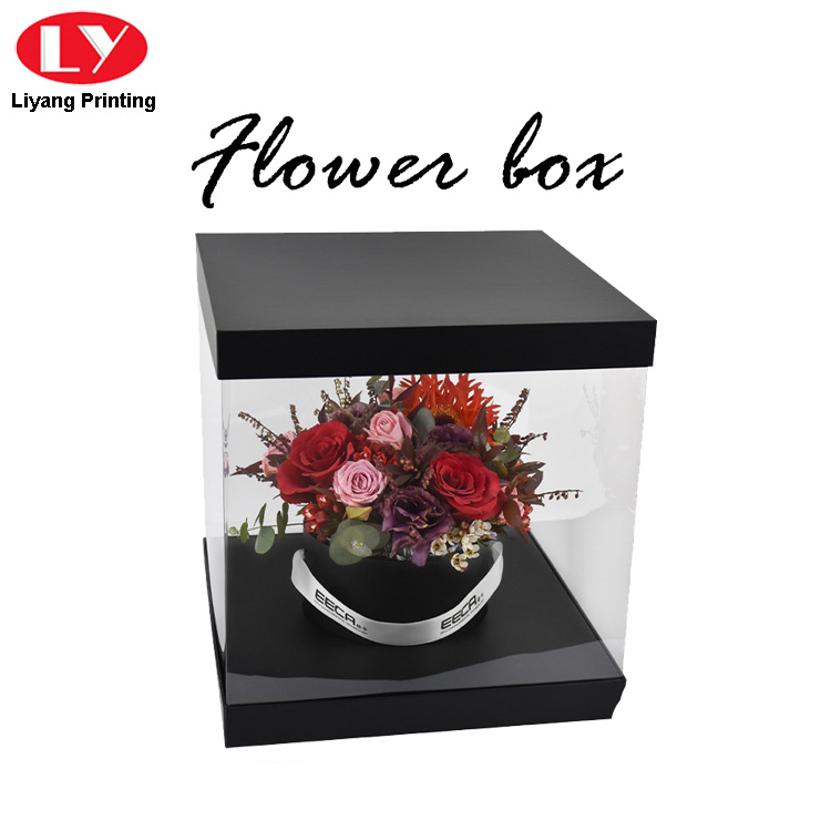 Plastic flower box