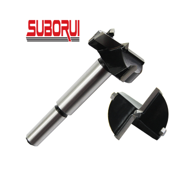 SUBORUI HSS Tungsten Carbide Forstner Drill Bits for Hard Wood Drilling - 15-60mm