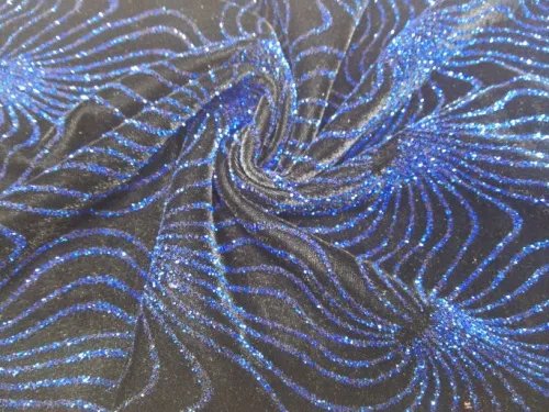 2016 sell hot top quality spandex fabric flower design metallic