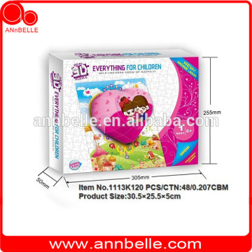 DIY creative diy 3D puzzle Valentines Gift