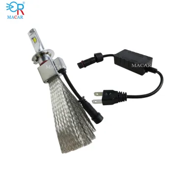 MACAR Car Tricolor LED Headlight Bulbs 80W 8000LM 3000K-6000K