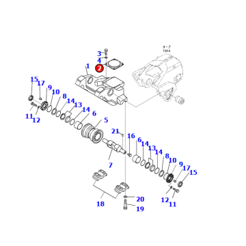 195-30-69141 Bogie For D375AI-8 dozer parts