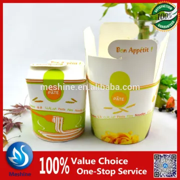 All size round folding paper noodle box take out