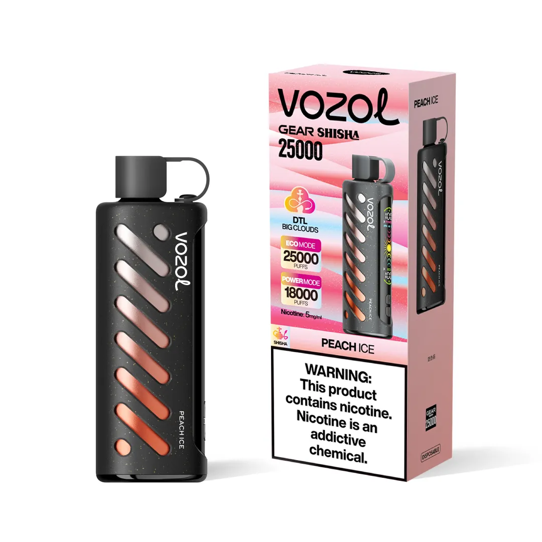 VOZOL Gear Shisha 25000puffs PEACH ICE