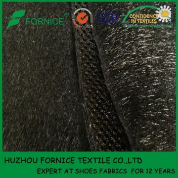 China manufacturer FOK flock fabric, coat flock fabric, imitation mink fur